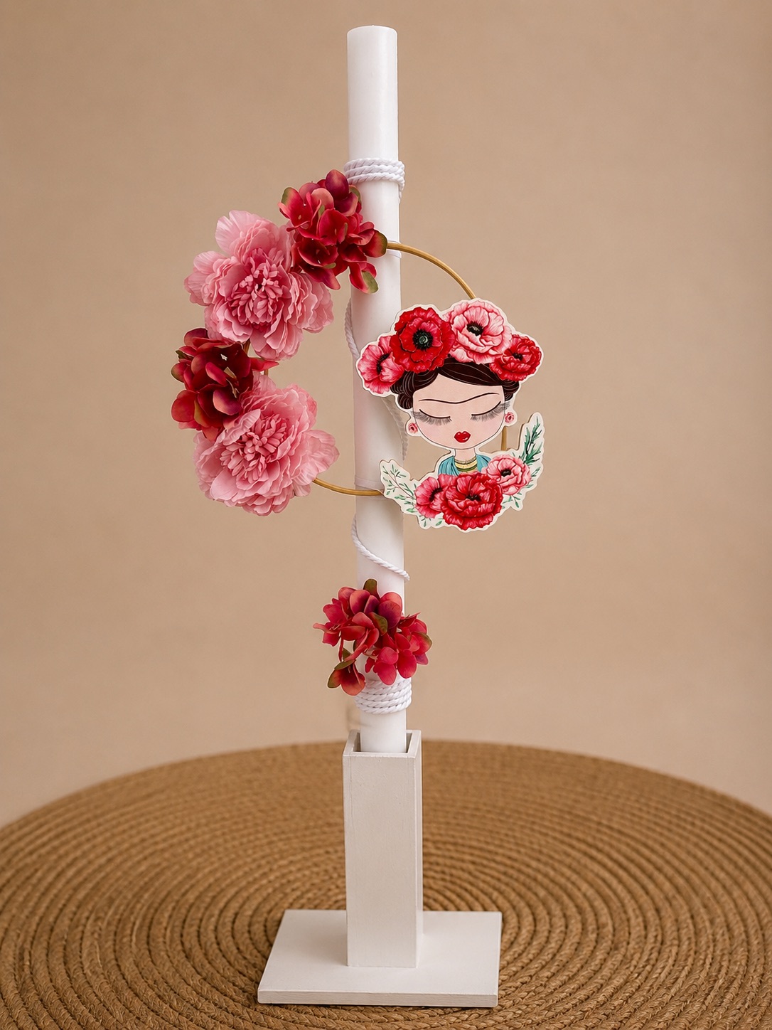 fridakahlobaptismchristeninggirlsbabyflowersfloralred