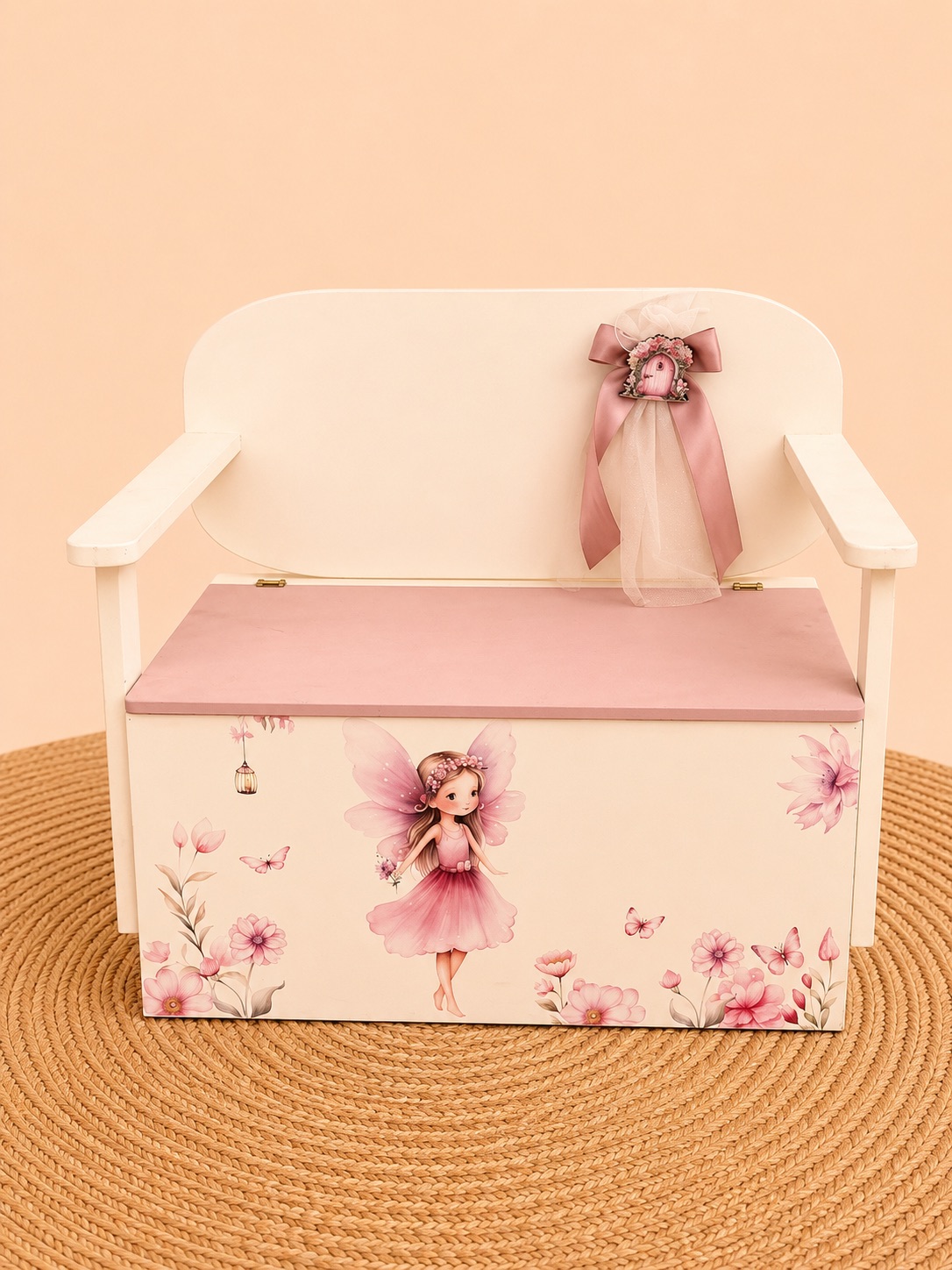 pinkfairybaptismchristeninggirldeskbenchchildchildren