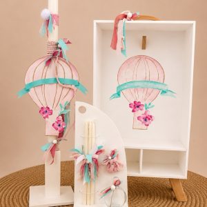 baptismchristeningbabygirlpinkbaloonflowers