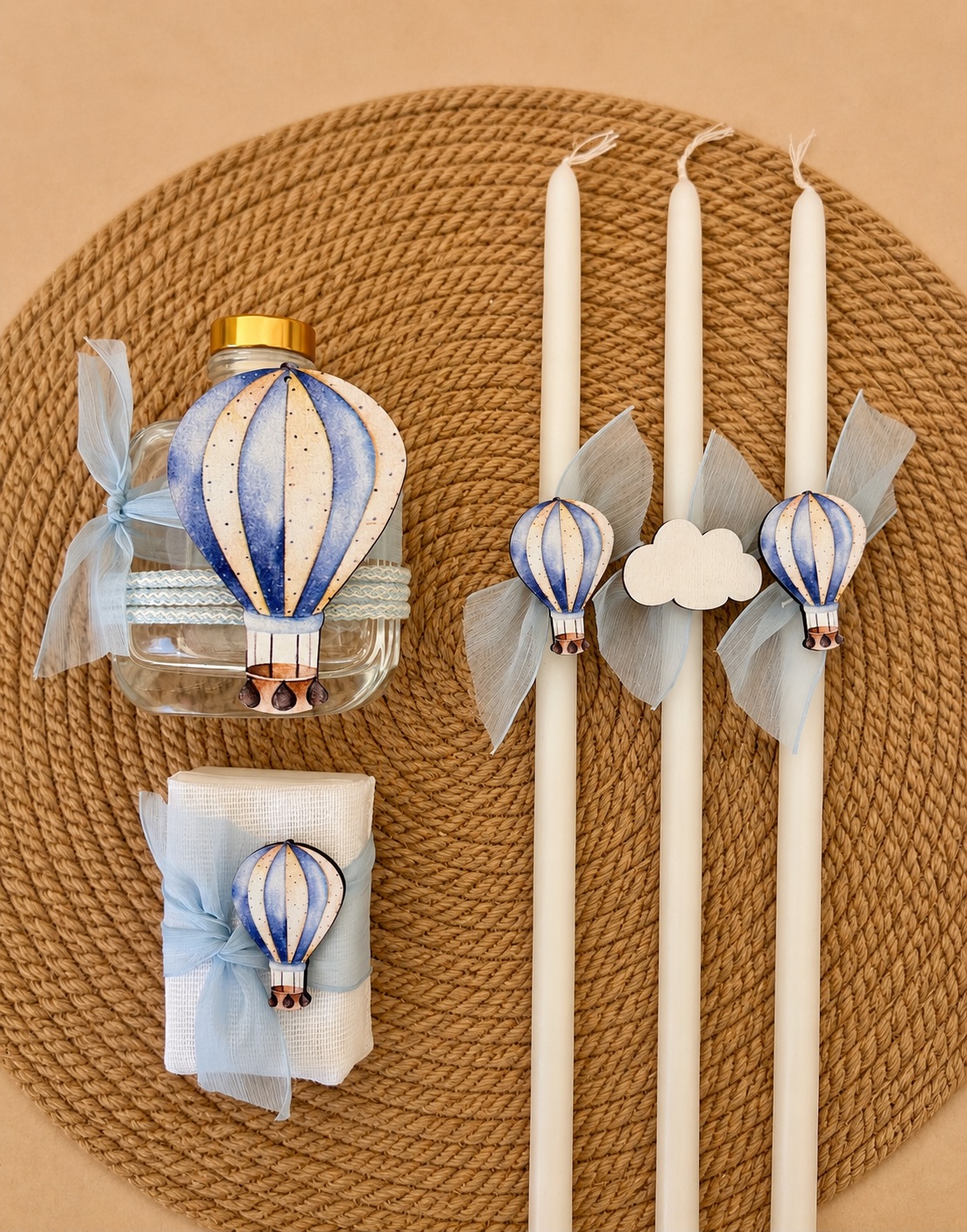 blueballoonhotairbaloonkidsshelvecloudsbabybluewhitekidschildrenboyssetbaptismchristening