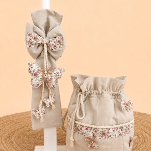 floralbutterflyflowersbarbabygirlpinkminimalhandbagsetbaptismchristening