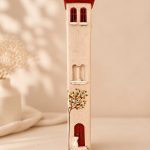 homedecorationlighthouseredbeigewhite