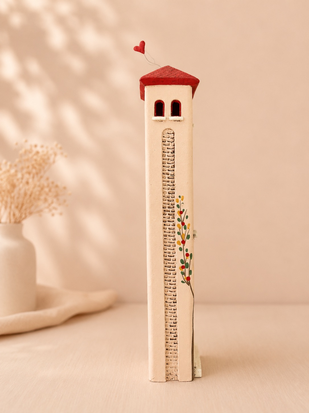 homedecorationlighthouseredbeigewhite