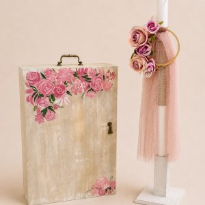 vintagebaptismsetfloralpinkbabygirlchurchceremony
