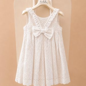 bambolinodresswhitedressbaptismchristeningbabygirl