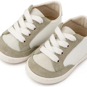 Δερμάτινο Δετό Sneakers PRΙ2120 Λευκό Μέντα